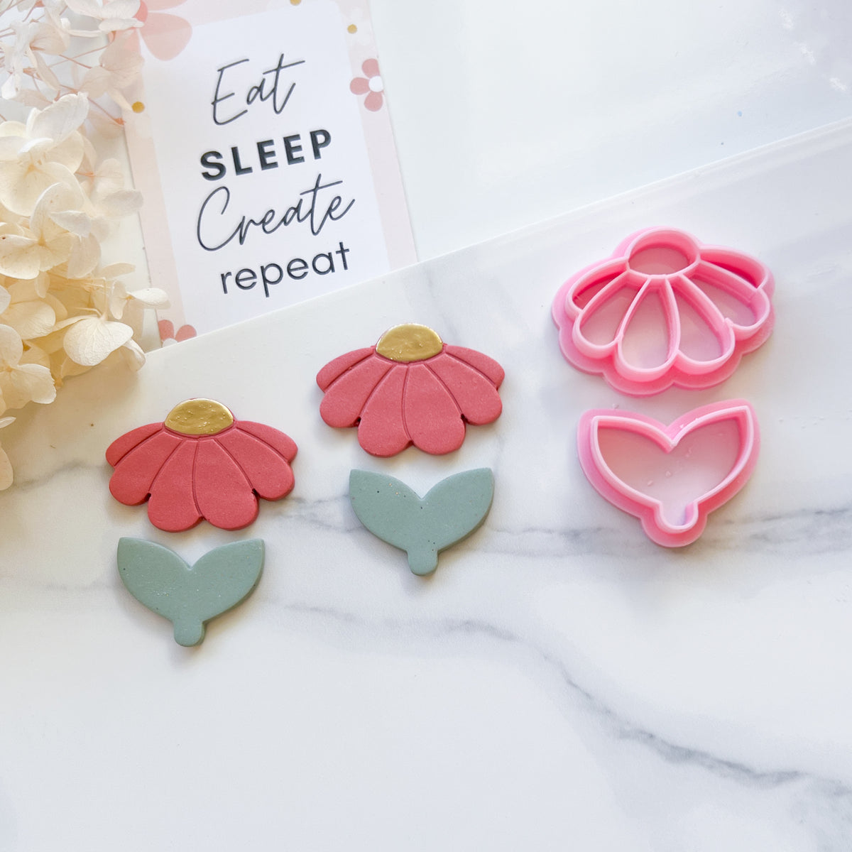 "Daisy & Leaf" Cutter Set (2pc) Kit & Co.