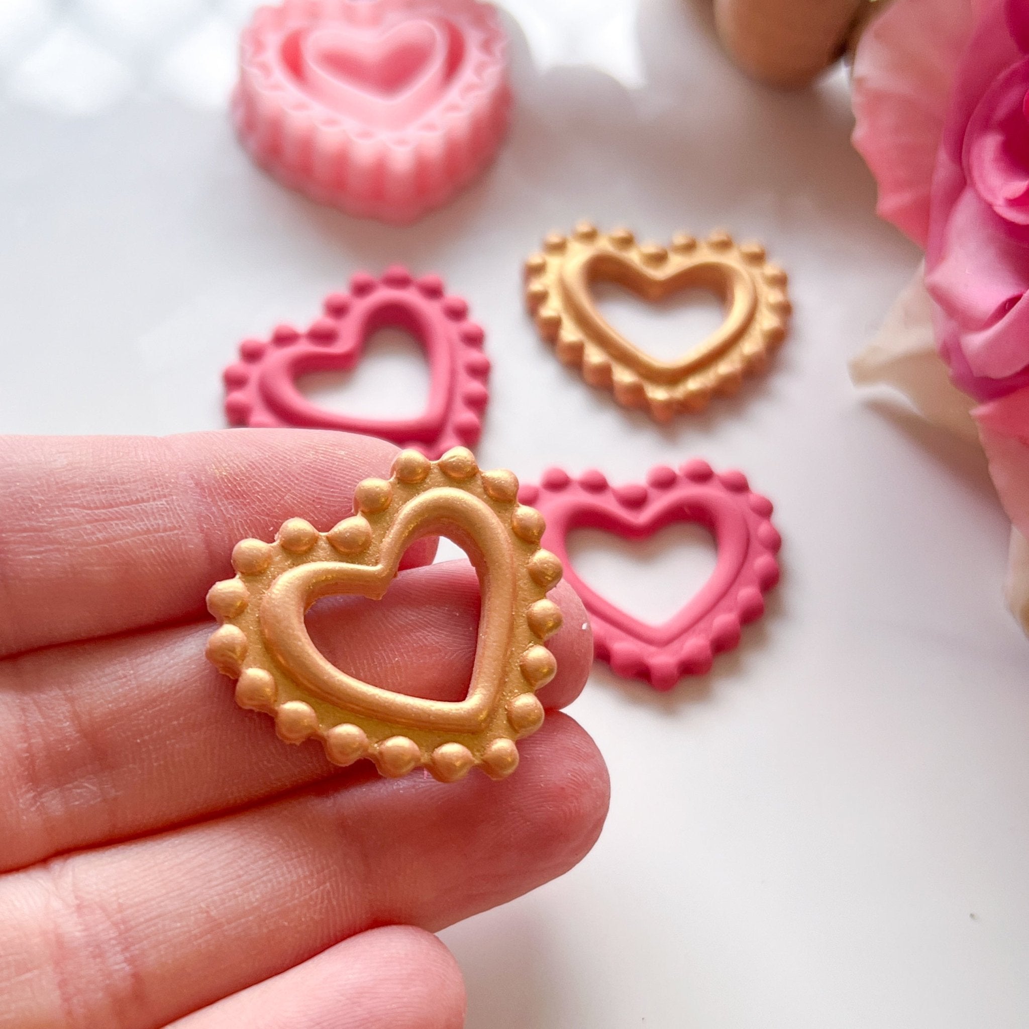 “Beaded Heart" Clay Cutter NEW! - Kit & Co.Cutter