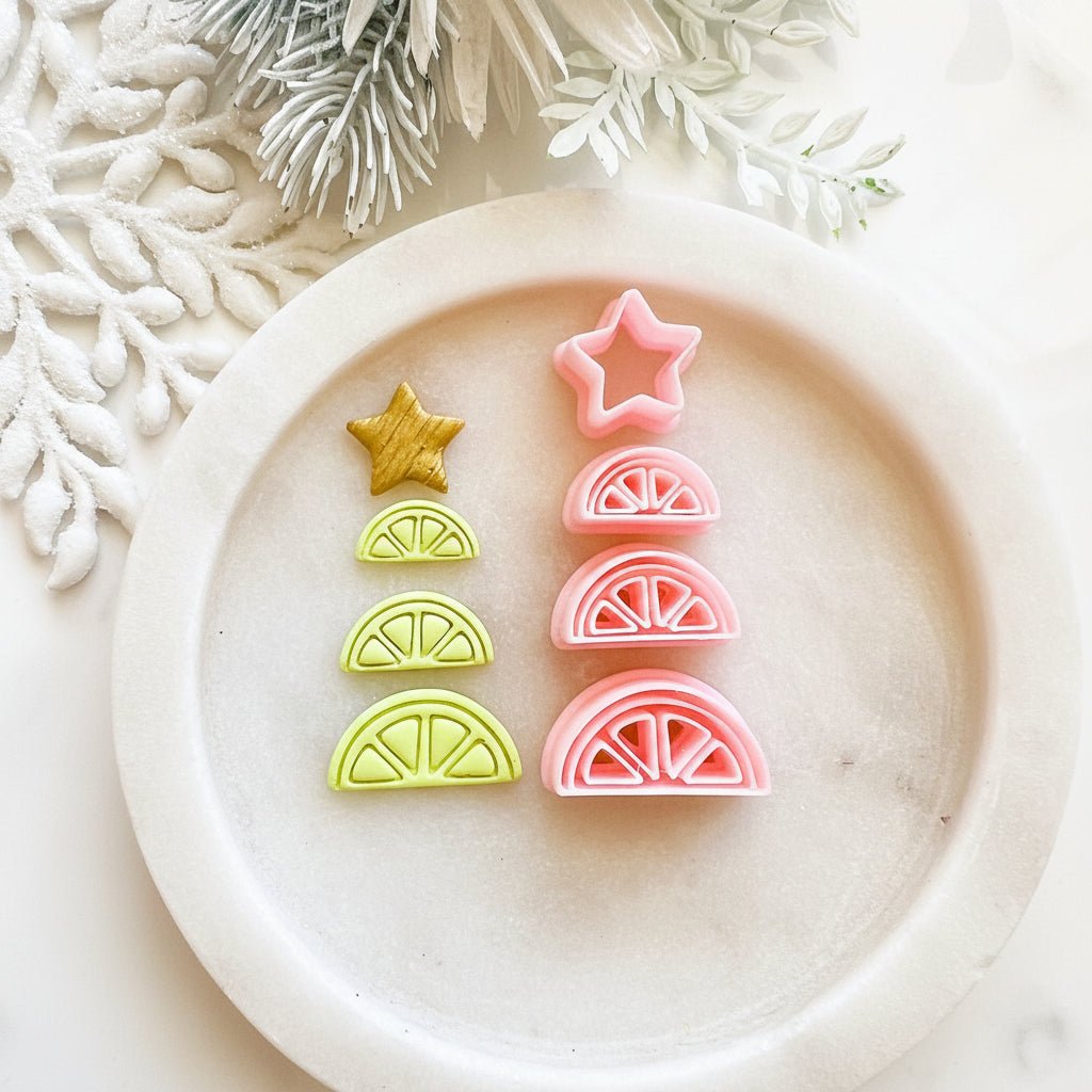 "Citrus Christmas Tree" 4pc - Kit & Co.Cutter