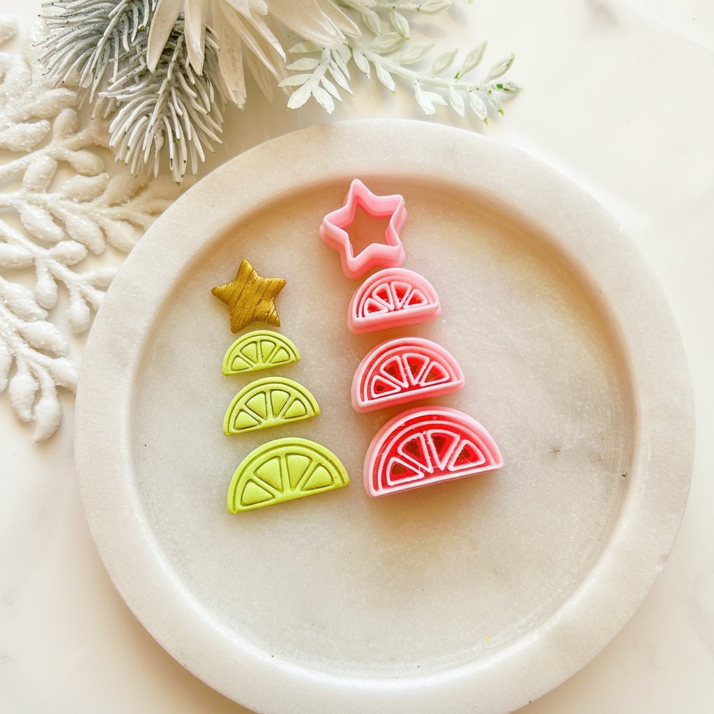 "Citrus Christmas Tree" 4pc - Kit & Co.Cutter