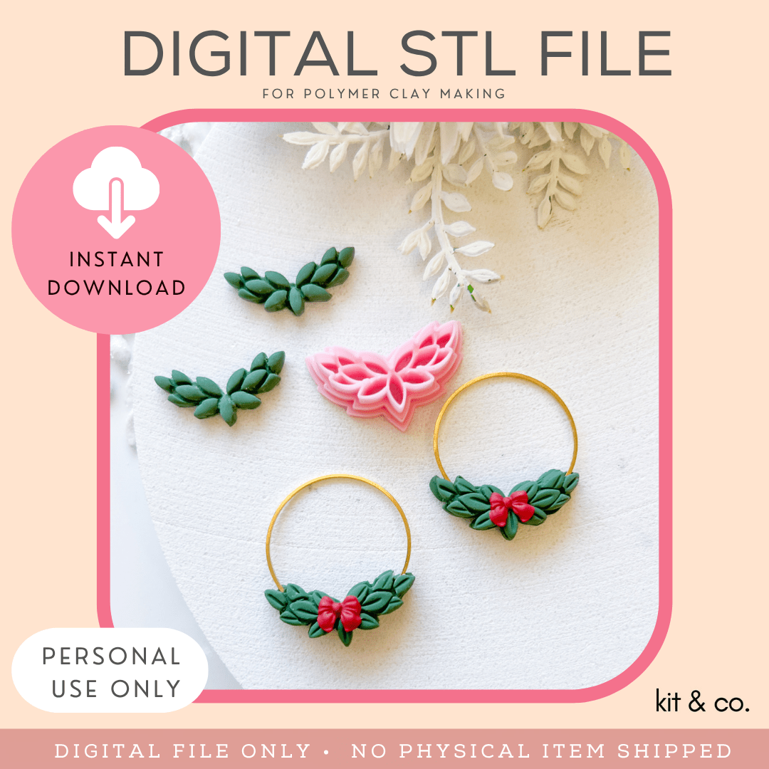 "Leaf Swag" - STL FILE DOWNLOAD - Kit & Co.STL Digital File