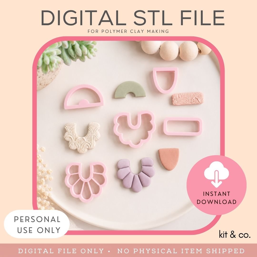 "Frill Combo" - STL FILE DOWNLOAD - Kit & Co.STL Digital File