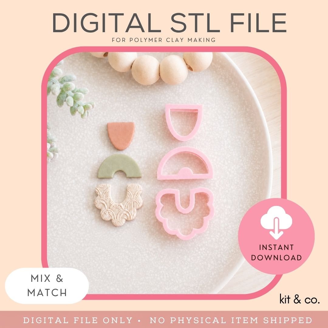 "Frill Combo" - STL FILE DOWNLOAD - Kit & Co.STL Digital File