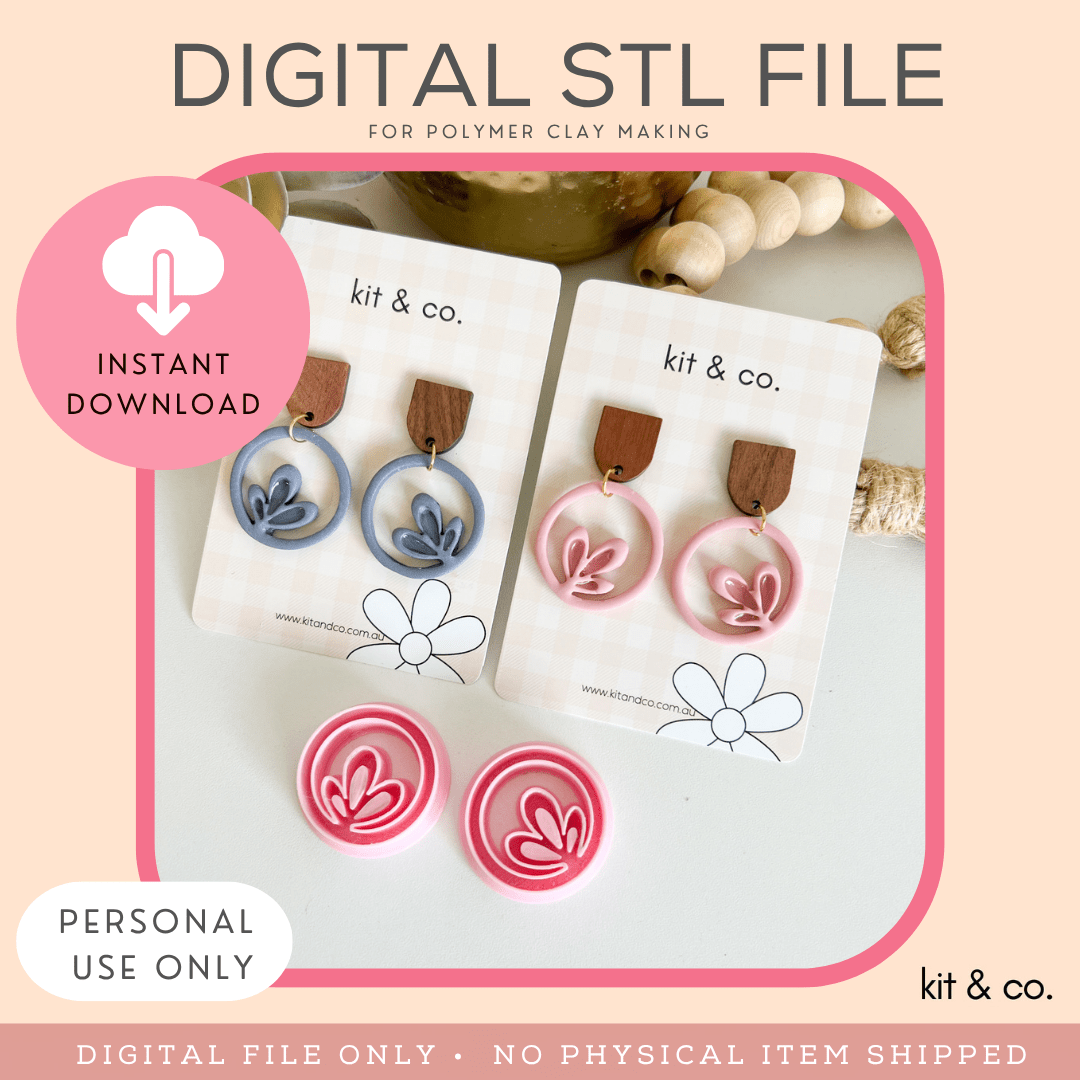 "Ubud" Mirror Set - STL FILE DOWNLOAD - Kit & Co.STL Digital File