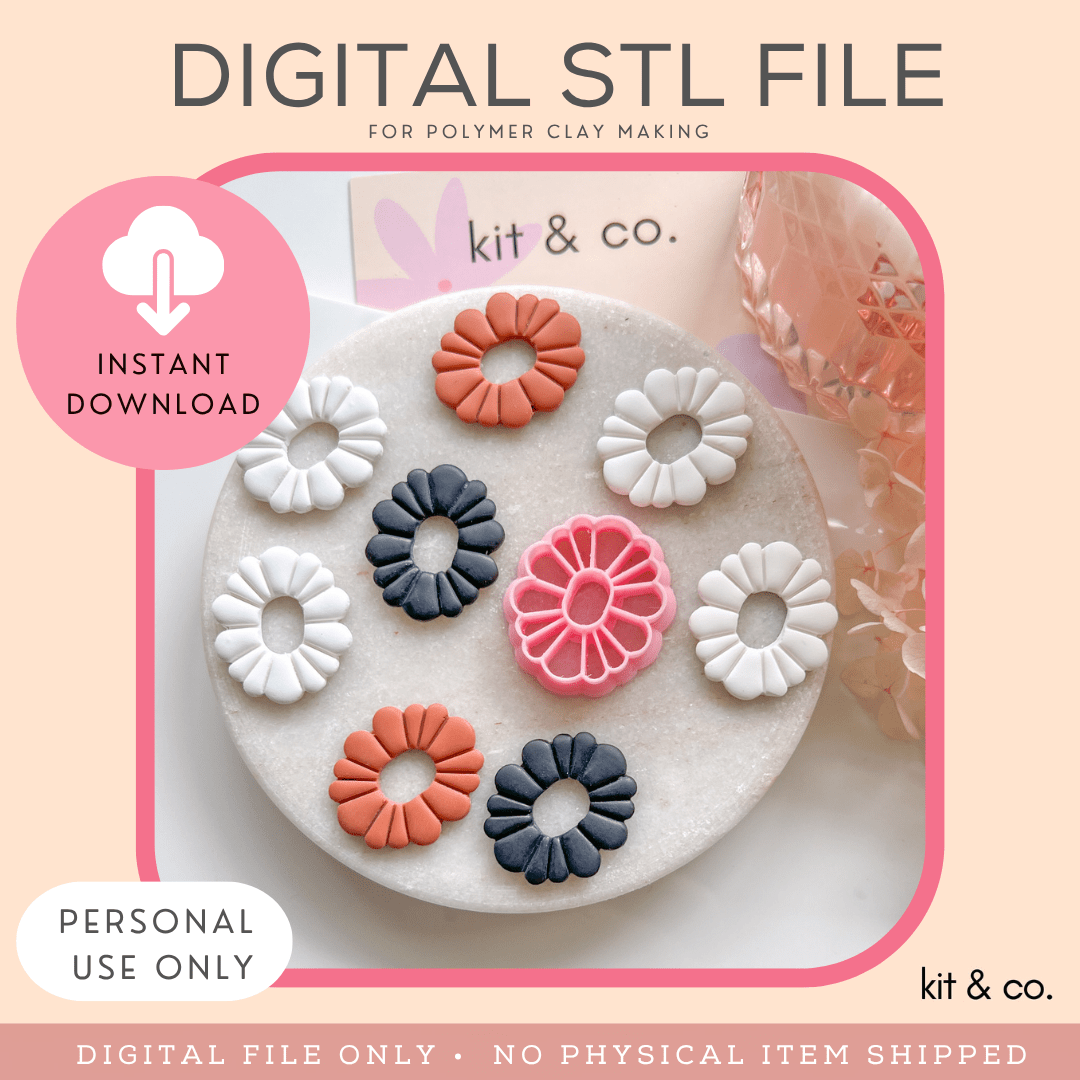 "Juliet Clay Cutter" - STL FILE DOWNLOAD - Kit & Co.STL Digital File