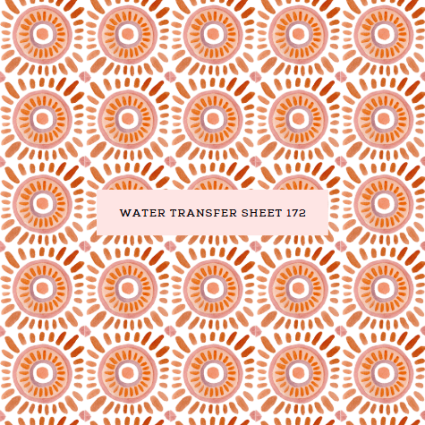 Water Transfer Sheet 172 - Kit & Co.Water Transfer