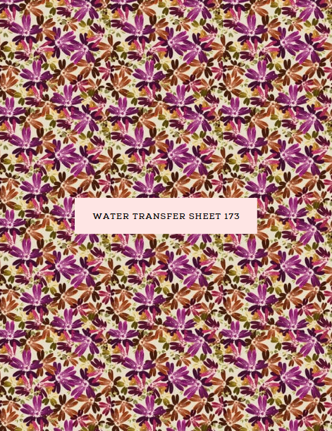 Water Transfer Sheet 173 - Kit & Co.Water Transfer