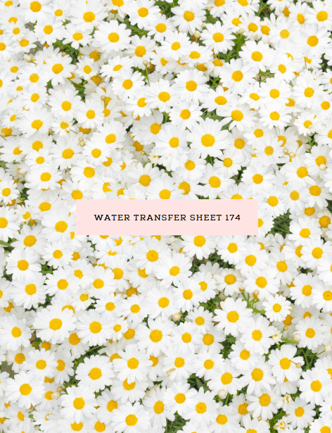 Water Transfer Sheet 174 - Kit & Co.Water Transfer