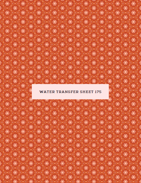 Water Transfer Sheet 175 - Kit & Co.Water Transfer