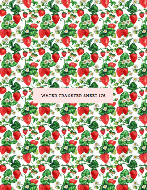 Water Transfer Sheet 176 - Kit & Co.Water Transfer