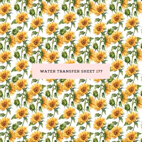 Water Transfer Sheet 177 - Kit & Co.Water Transfer