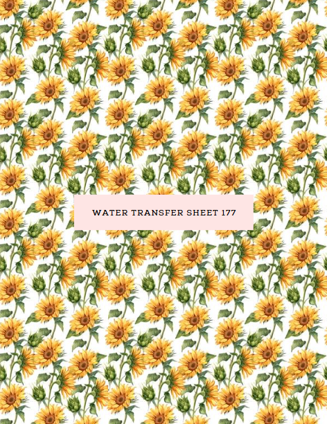 Water Transfer Sheet 177 - Kit & Co.Water Transfer