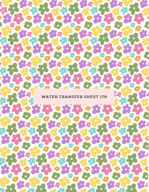 Water Transfer Sheet 178 - Kit & Co.Water Transfer