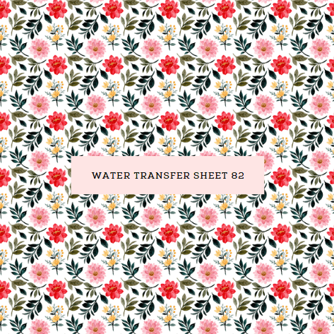 Water Transfer Sheet 082 - Kit & Co.Water Transfer