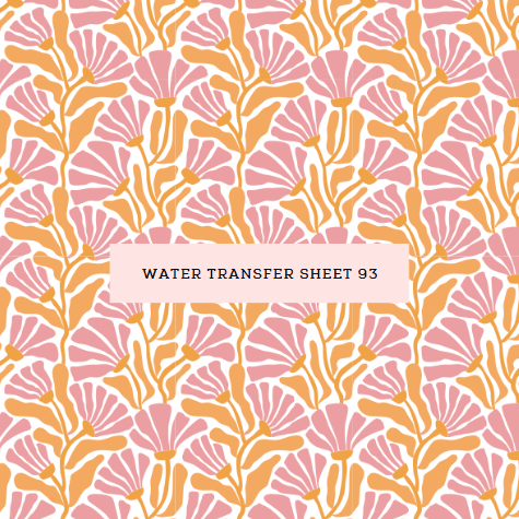 Water Transfer Sheet 093 - Kit & Co.Water Transfer