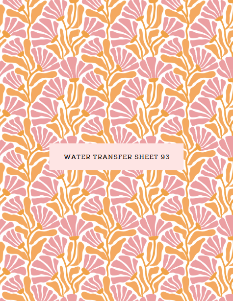 Water Transfer Sheet 093 - Kit & Co.Water Transfer