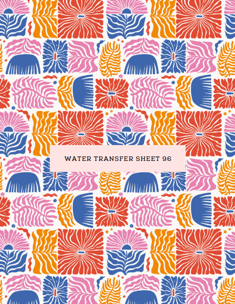 Water Transfer Sheet 096 - Kit & Co.Water Transfer