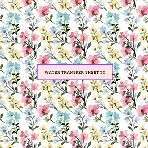 Water Transfer Sheet 030 - Kit & Co.Water Transfer