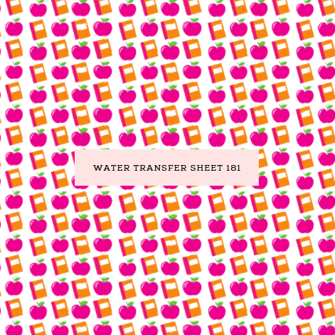 Water Transfer Sheet 181 - Kit & Co.Water Transfer