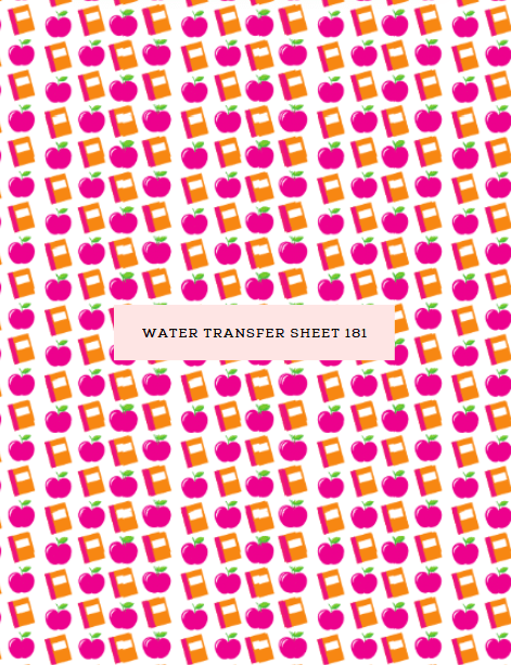 Water Transfer Sheet 181 - Kit & Co.Water Transfer
