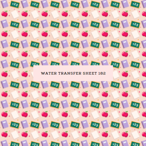 Water Transfer Sheet 182 - Kit & Co.Water Transfer