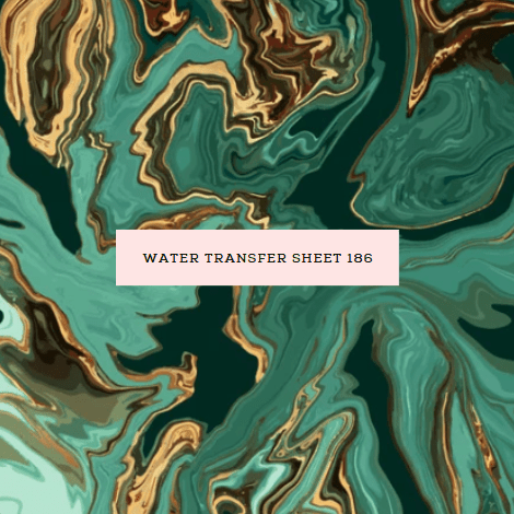 Water Transfer Sheet 186 - Kit & Co.Water Transfer