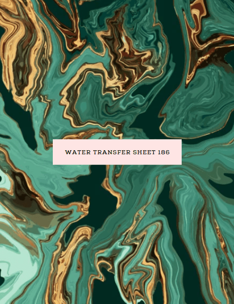 Water Transfer Sheet 186 - Kit & Co.Water Transfer