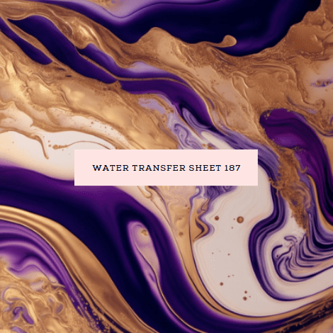 Water Transfer Sheet 187 - Kit & Co.Water Transfer