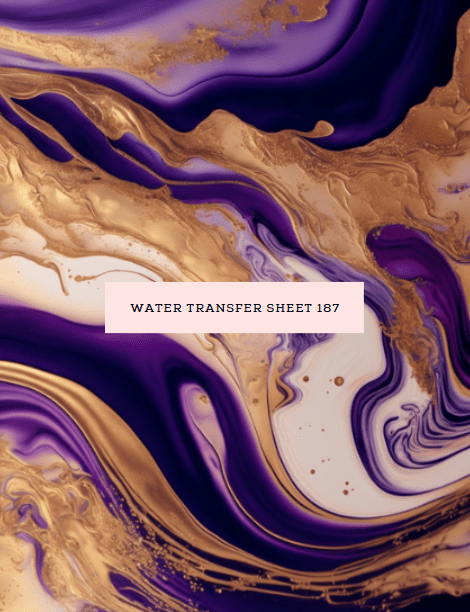 Water Transfer Sheet 187 - Kit & Co.Water Transfer