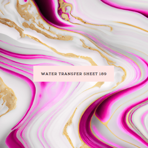 Water Transfer Sheet 189 - Kit & Co.Water Transfer