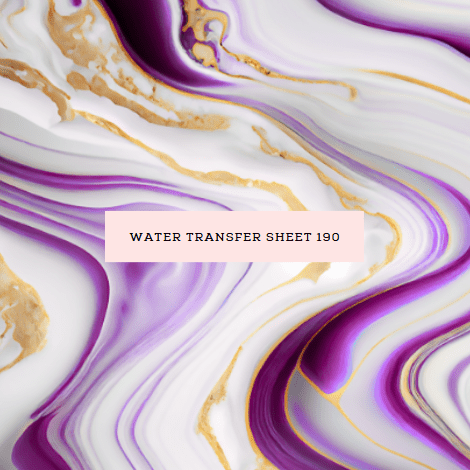 Water Transfer Sheet 190 - Kit & Co.Water Transfer