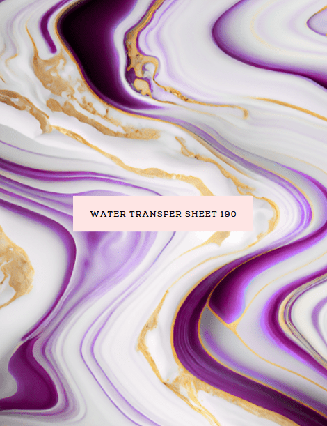 Water Transfer Sheet 190 - Kit & Co.Water Transfer