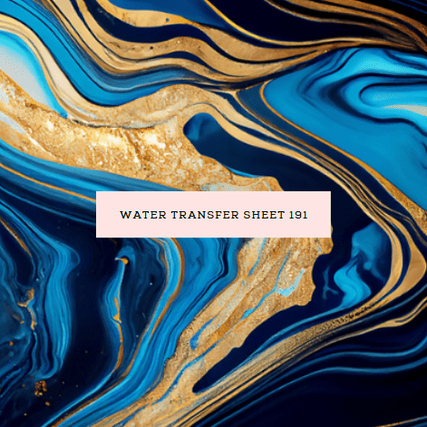 Water Transfer Sheet 191 - Kit & Co.Water Transfer