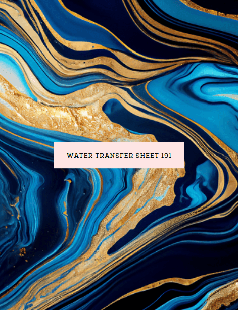 Water Transfer Sheet 191 - Kit & Co.Water Transfer