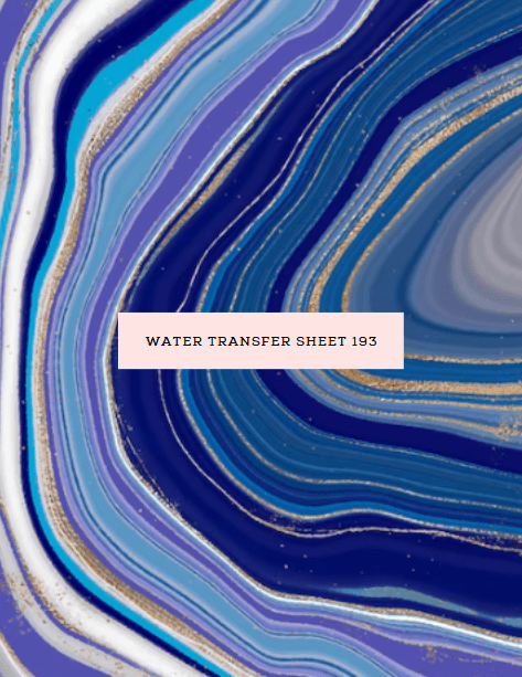 Water Transfer Sheet 193 - Kit & Co.Water Transfer