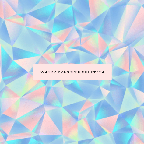 Water Transfer Sheet 194 - Kit & Co.Water Transfer
