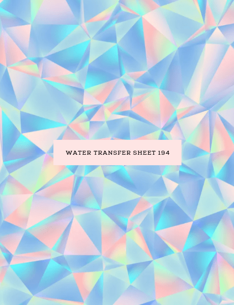 Water Transfer Sheet 194 - Kit & Co.Water Transfer