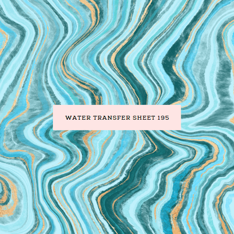 Water Transfer Sheet 195 - Kit & Co.Water Transfer