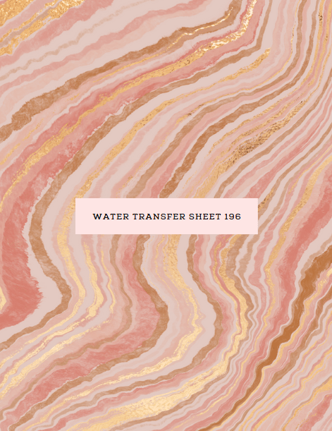 Water Transfer Sheet 196 - Kit & Co.Water Transfer