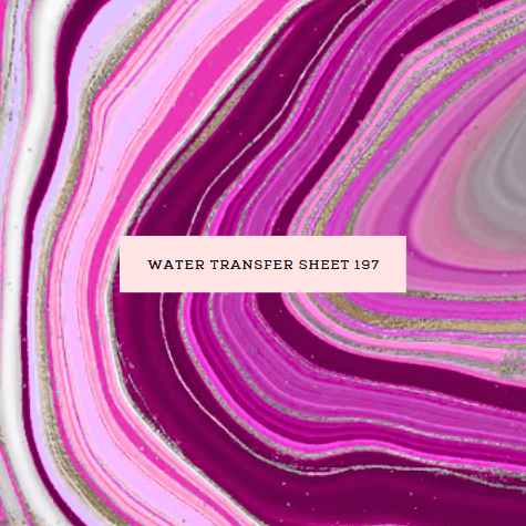 Water Transfer Sheet 197 - Kit & Co.Water Transfer