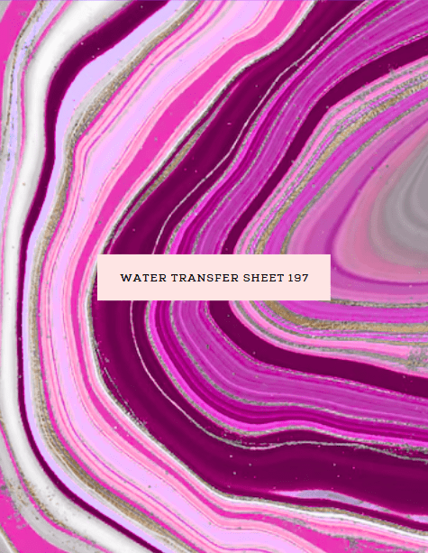 Water Transfer Sheet 197 - Kit & Co.Water Transfer