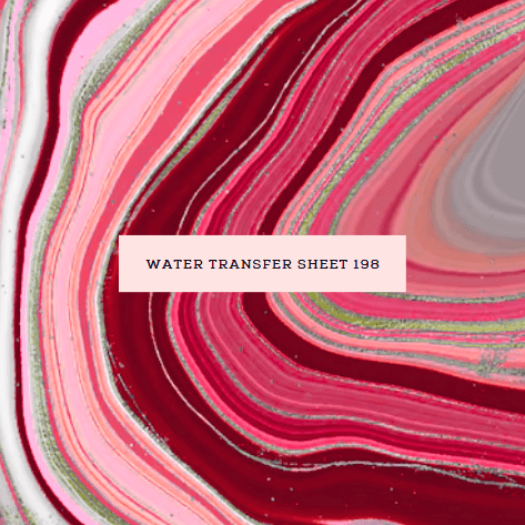 Water Transfer Sheet 198 - Kit & Co.Water Transfer