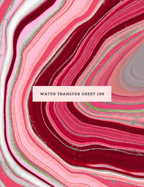 Water Transfer Sheet 198 - Kit & Co.Water Transfer
