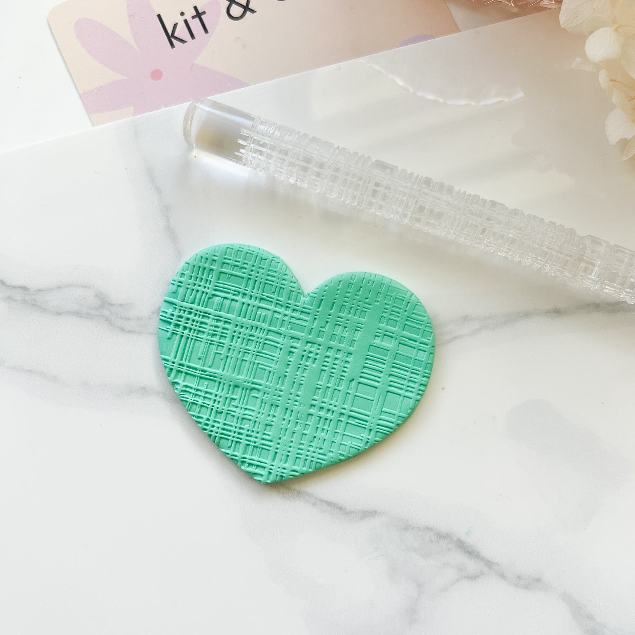 "Crosshatch" - Acrylic Texture Roller - Kit & Co.Texture Roller Acrylic