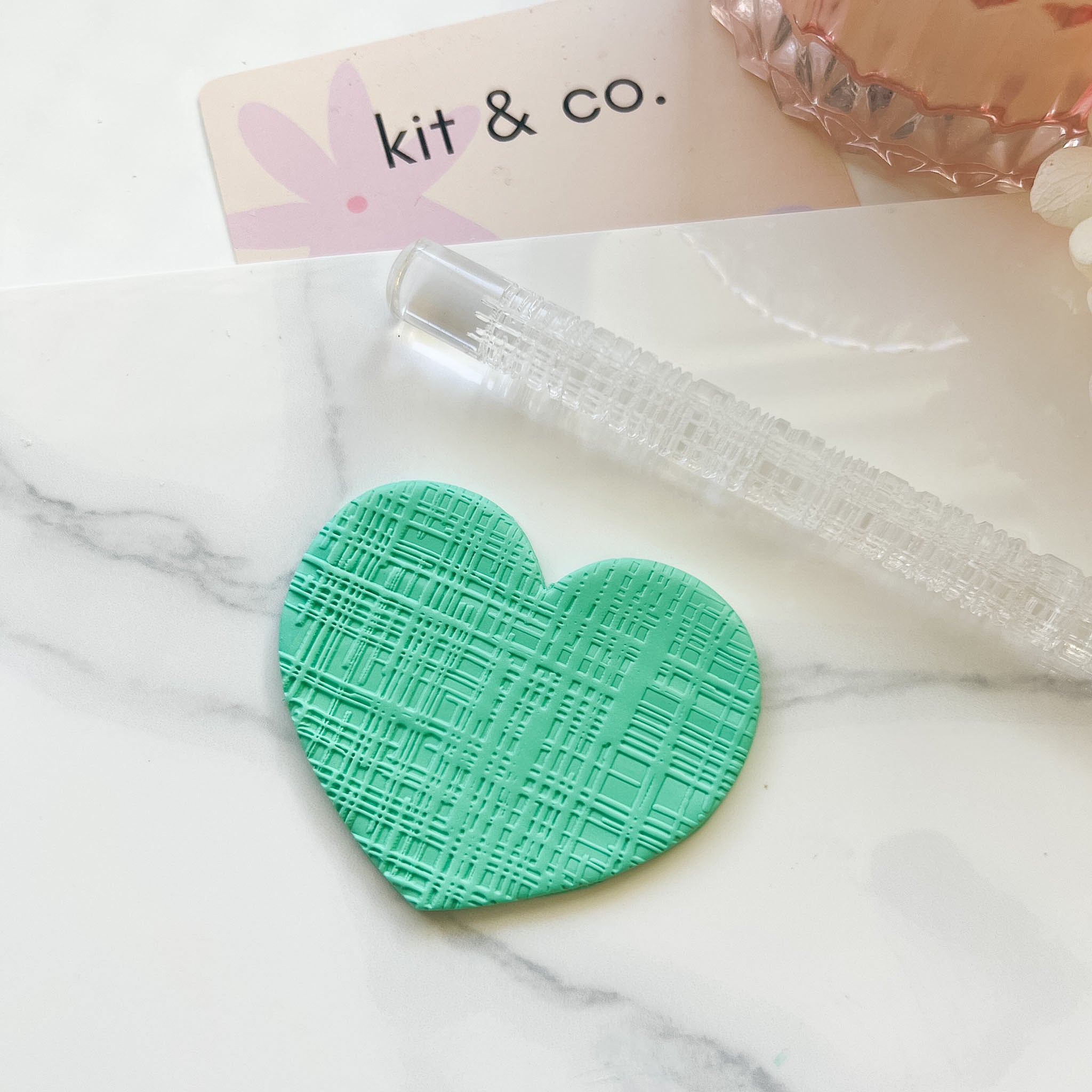 "Crosshatch" - Acrylic Texture Roller - Kit & Co.Texture Roller Acrylic