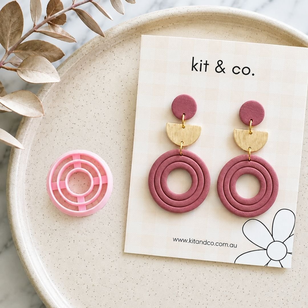 "Concentric Circle" Clay Cutter - Kit & Co.Cutter