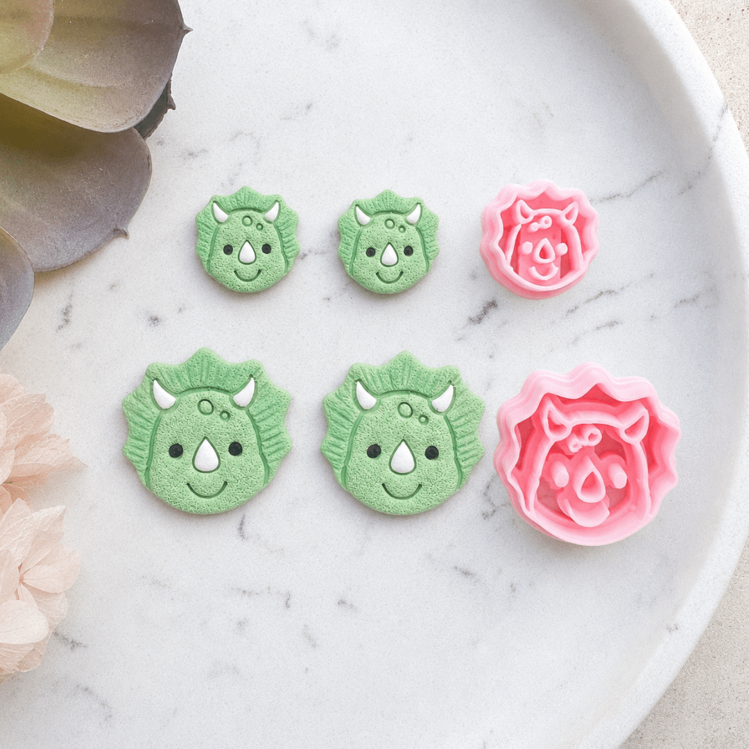 "Cute Dino" Clay Cutters - Kit & Co.CutterStud