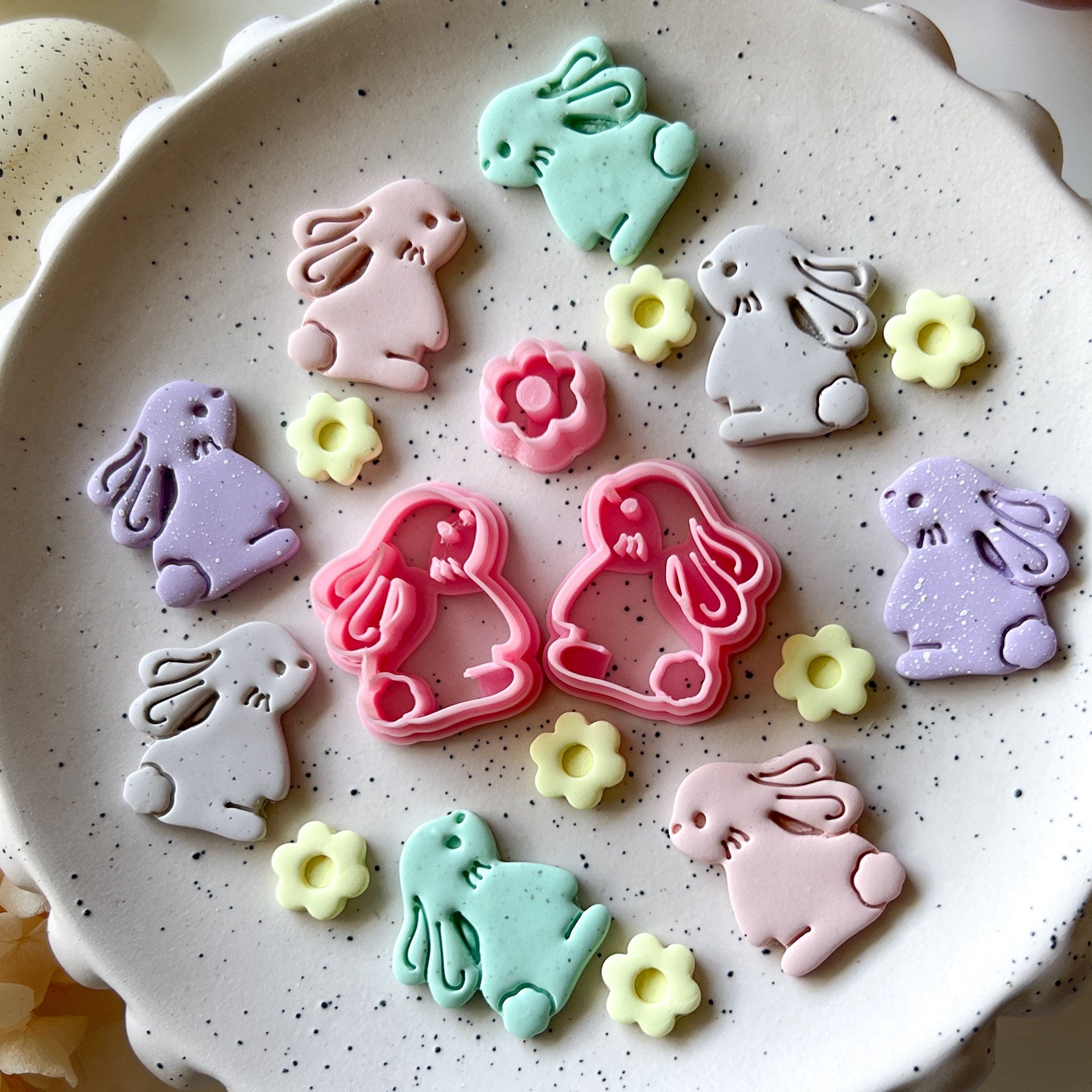 kitandco.com.au Cutter Bunny & Flower Set (3 pcs)