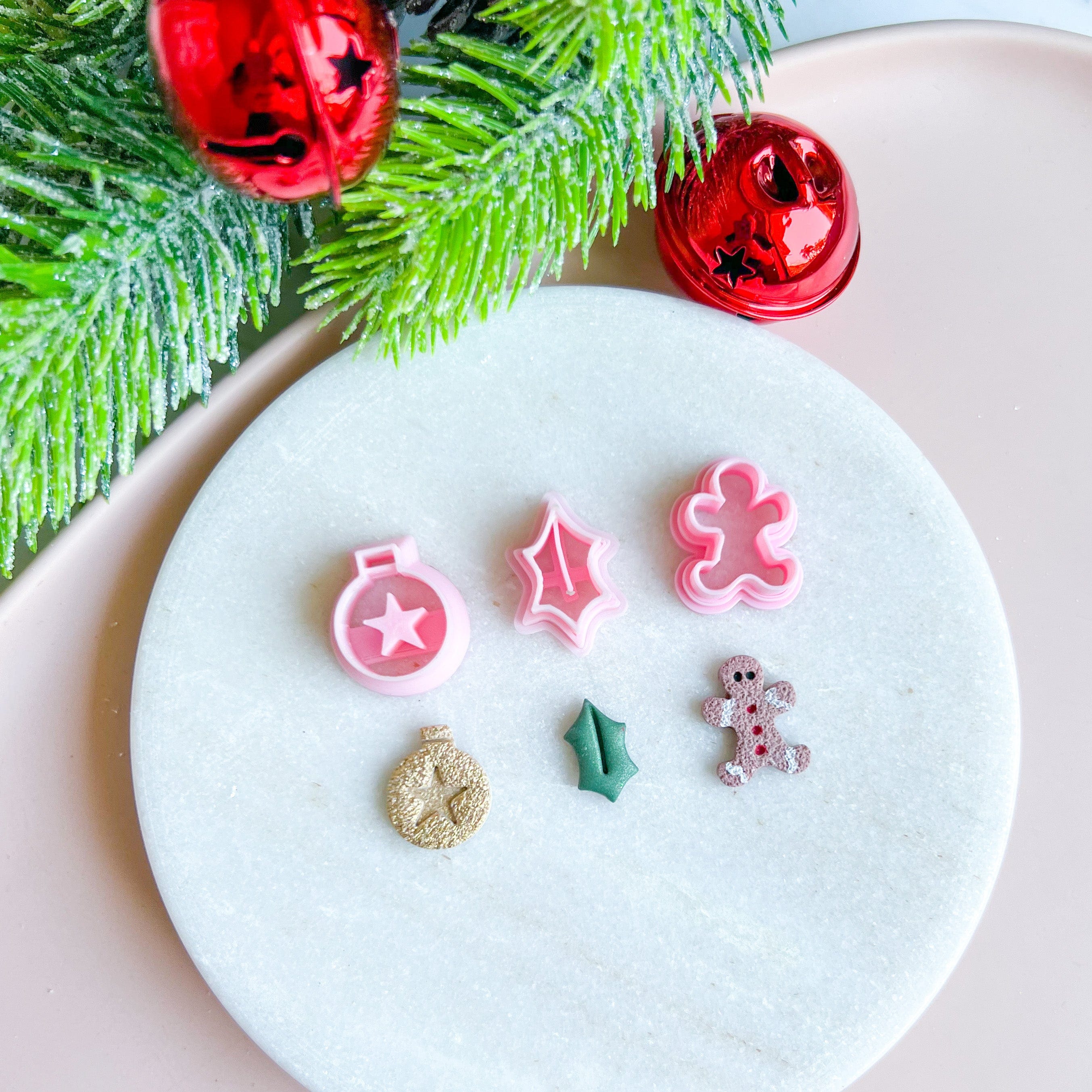 kitandco.com.au Cutter Christmas Stud Set - Bauble