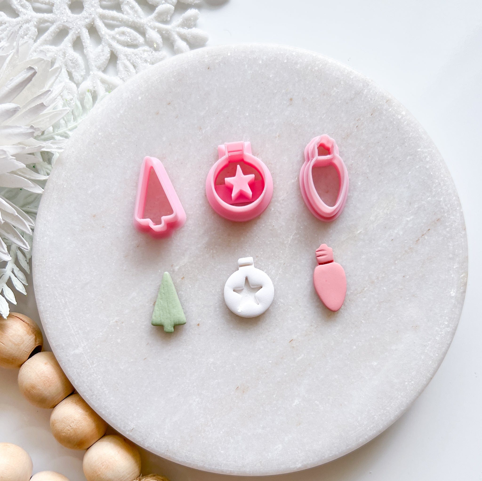 kitandco.com.au Cutter Christmas Stud Set - Skandi Tree